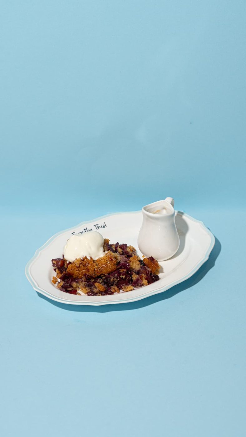 SAVE ROOM FOR THIS PEACH COBBLER