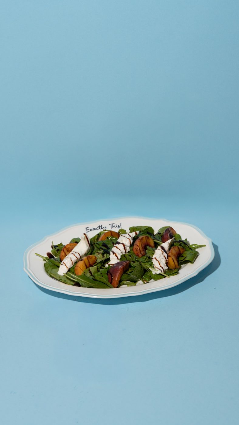PEACH BURRATA PLEASE SALAD